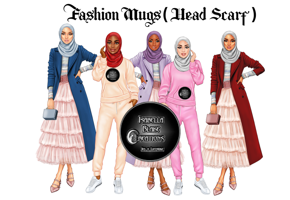 Fashion Mugs (Head scarf)