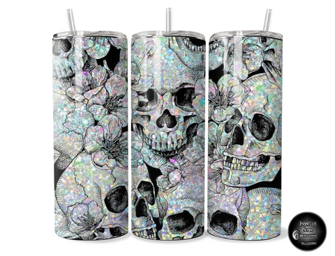 Glitter Skulls