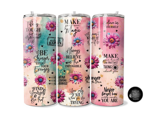Motivational Tumbler