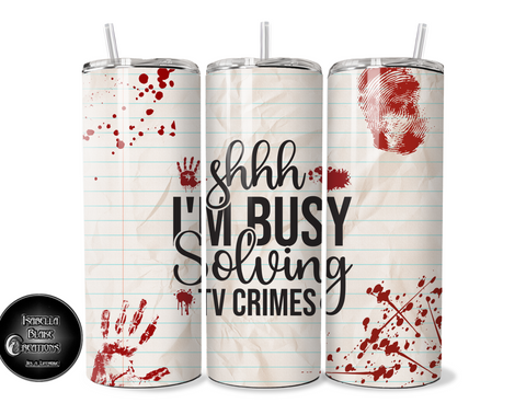 Shhh I'm busy solving crimes tumbler