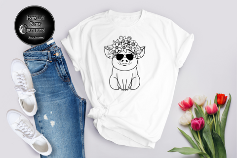 Pig in sunglasses