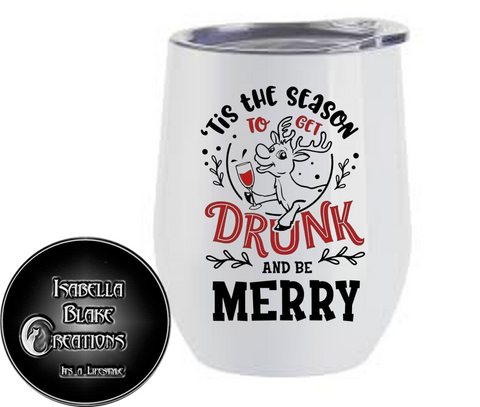 Christmas Wine Tumbler 24