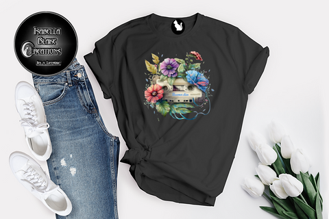 Floral cassette tape 1