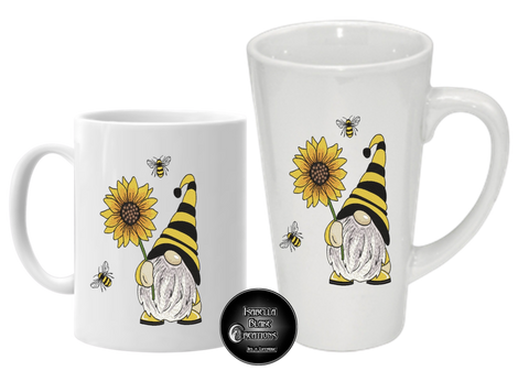 Sunflower Bee Gnome (Round R65 / Cone R95)