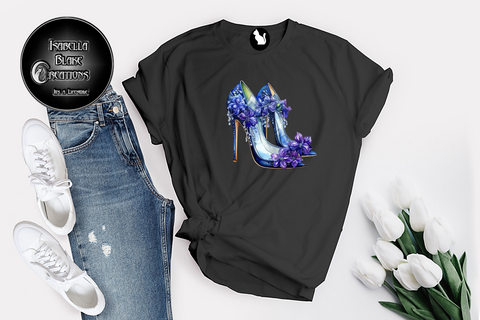 Floral heel 10