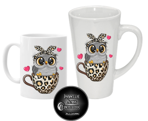 Leopard Print Owl