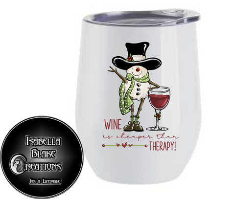 Christmas Wine Tumbler 3
