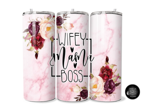 Wifey Mama Boss Tumbler 2