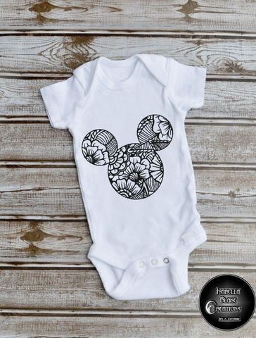 Flower Mouse Baby Body-vest