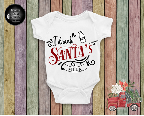 I ate Santa's milk