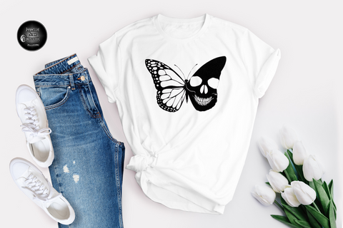 Skull Butterfly Tee